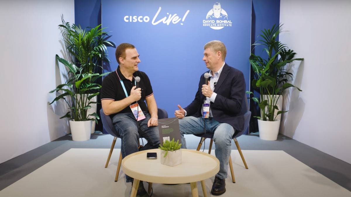 Collaboration between David Bombal and Cisco. Source: newsroom.cisco.com