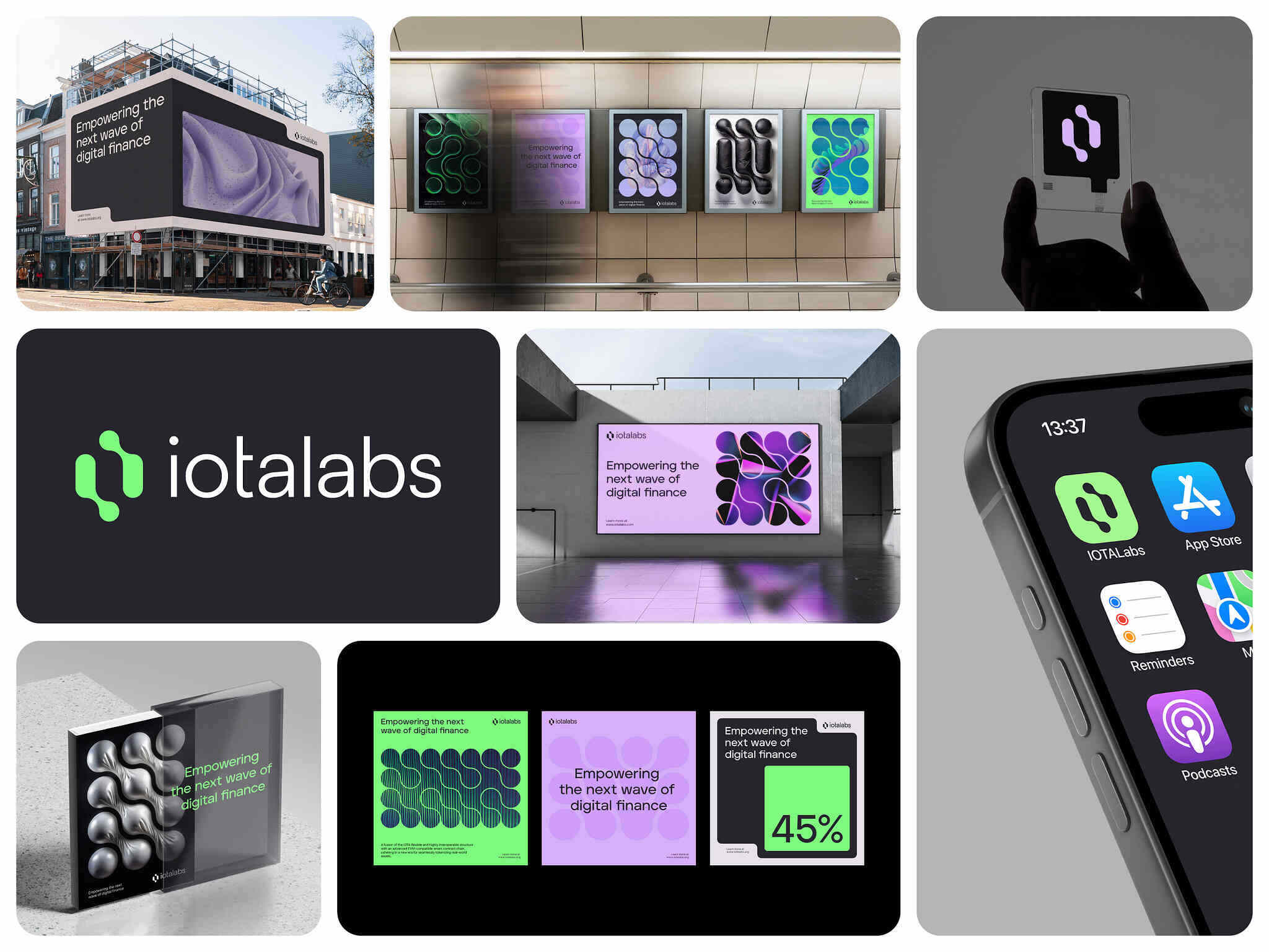 IOTA Labs branding by wegrow.design