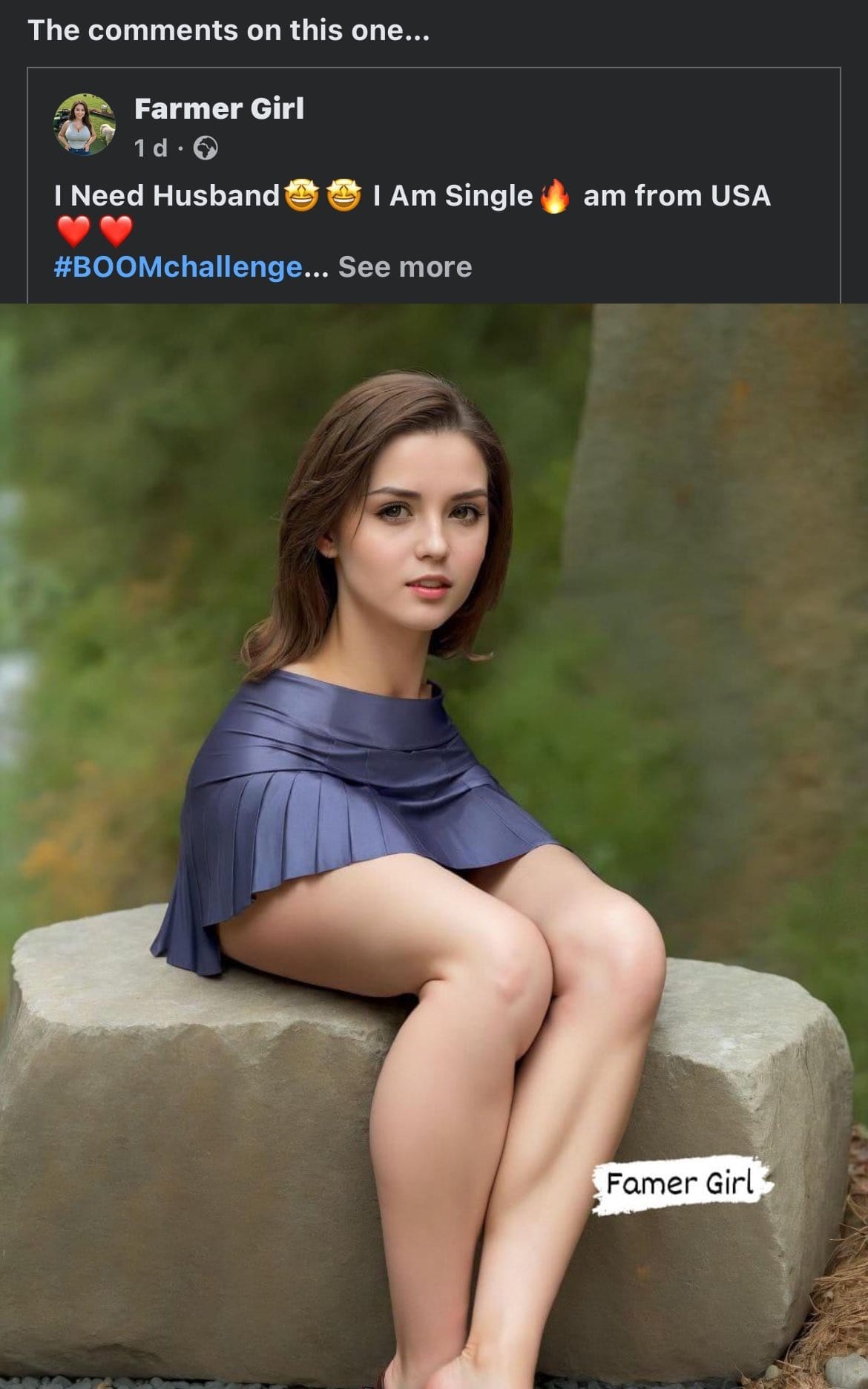 A sample of AI generated detritus that is usually distributed via Facebook. Image Source
