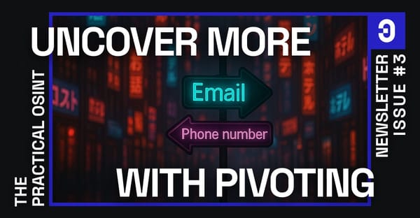 The Practical OSINT Newsletter. Issue #3.